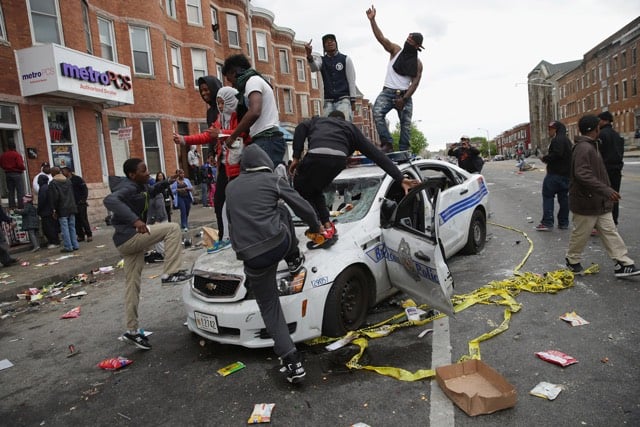 Baltimore Police Car