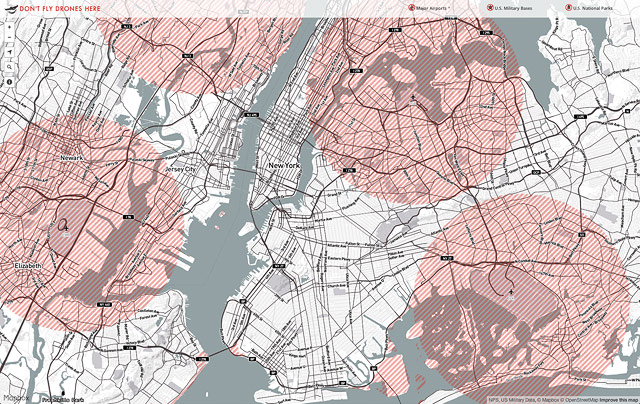 Drones Nofly Map