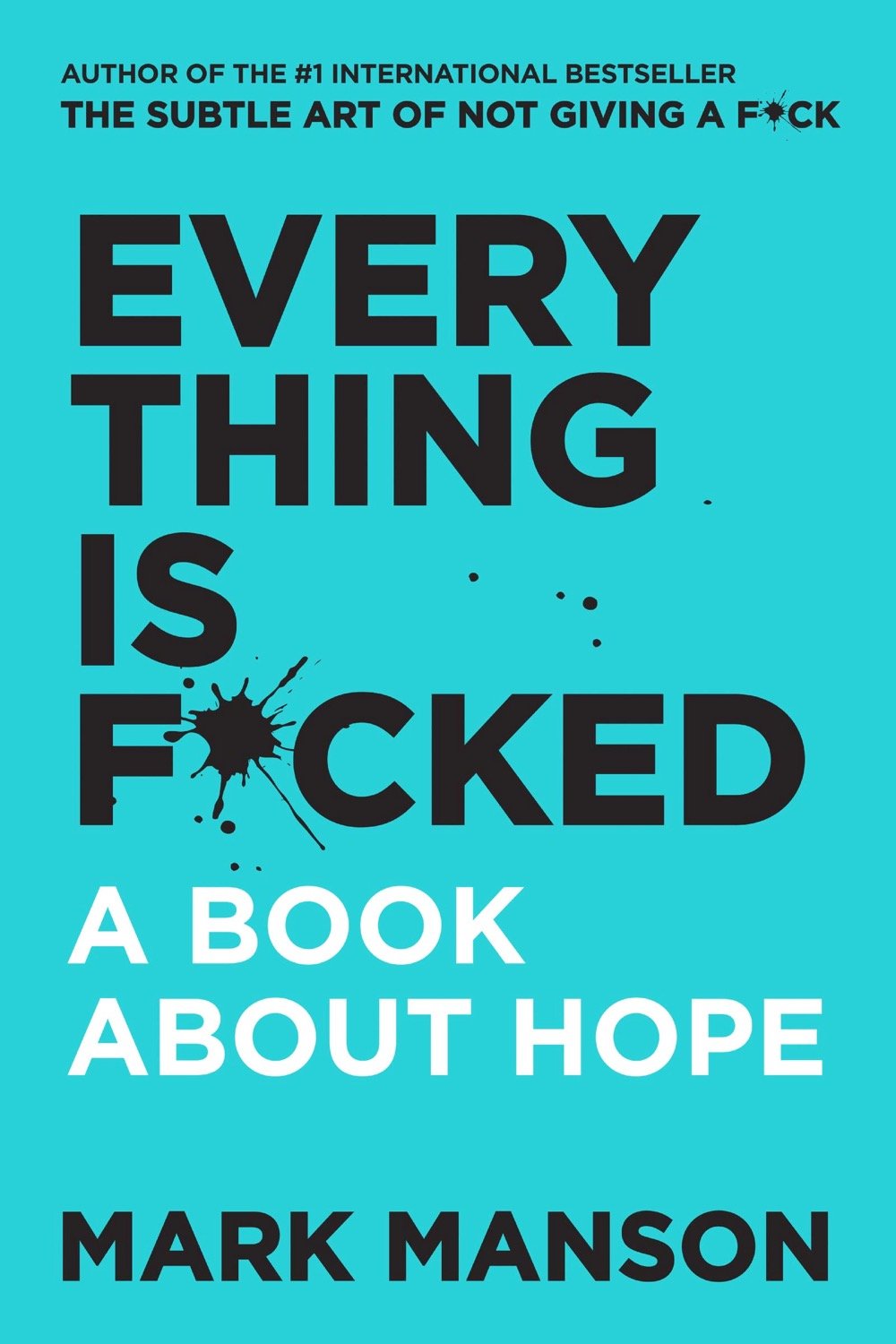 book cover with the word 'f*ck' in the title