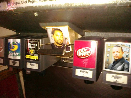 Ice Cube soda fountain