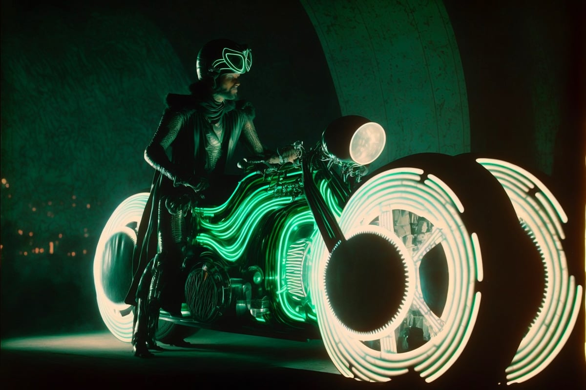 imagined film still from Jodorowsky's Tron