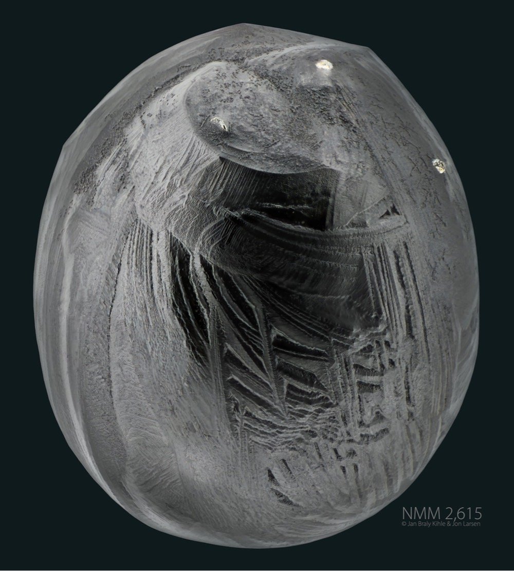 microscopic photo of a micrometeorite