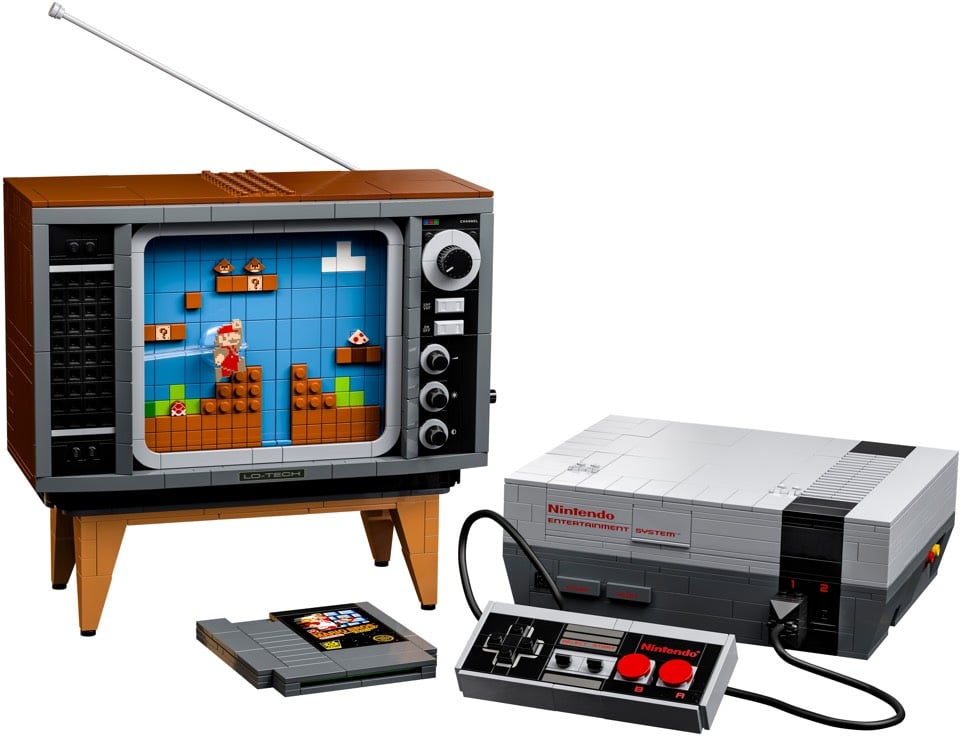 Lego set of the Nintendo Entertainment System