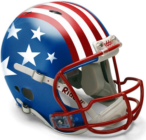 New Pats helmet