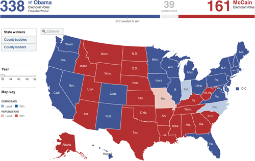 NY Times Electoral Map