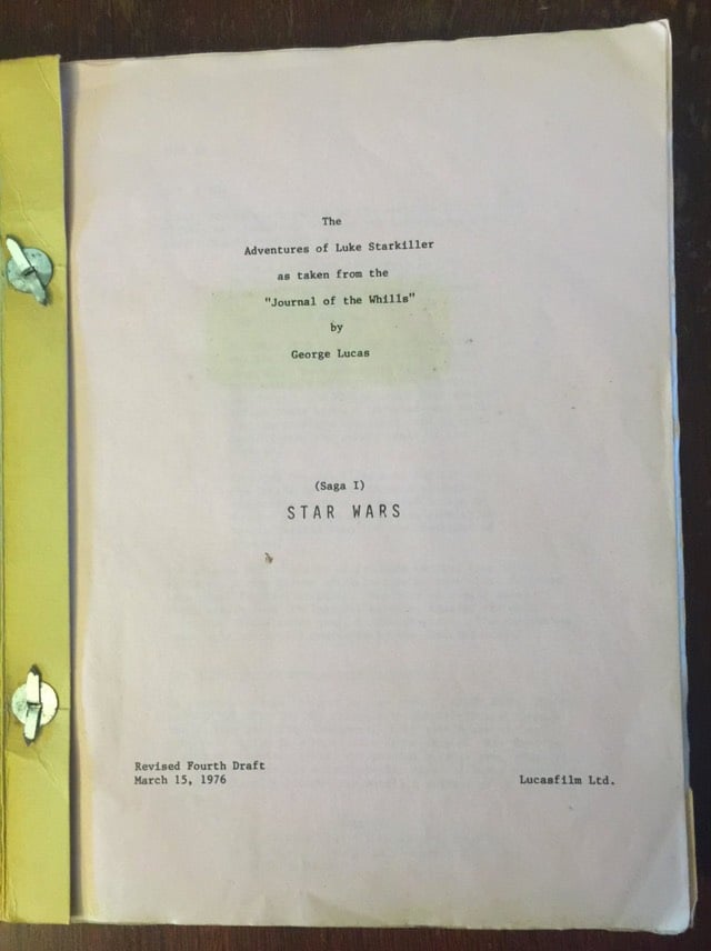 Star Wars Script