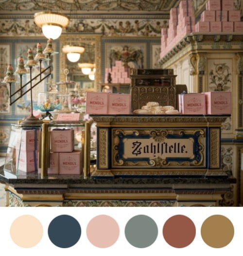 Wes Anderson Palettes