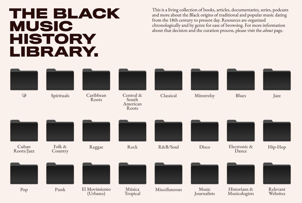 Black Music History Library