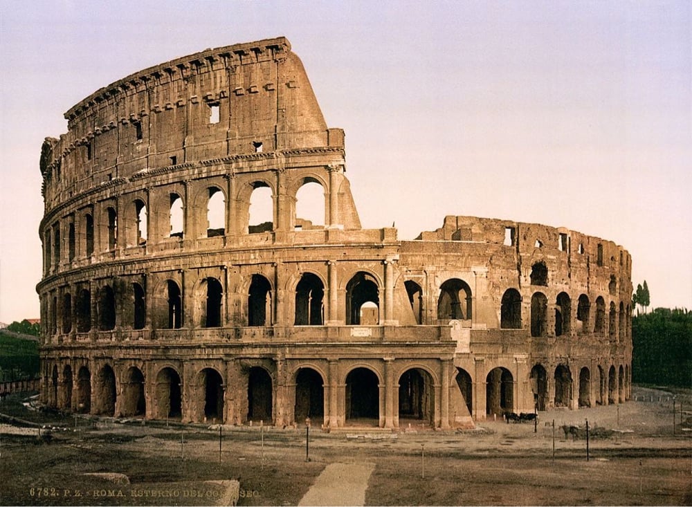 the Colosseum in Rome