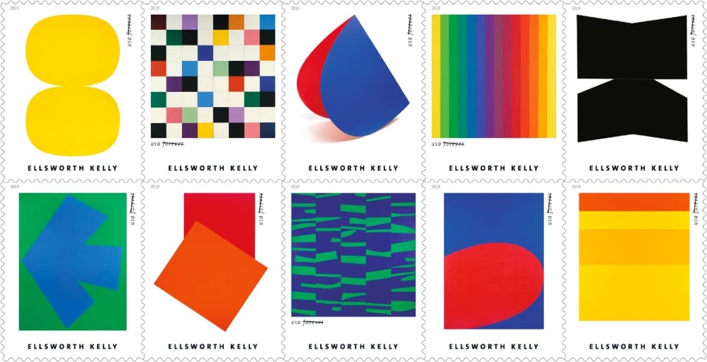 Ellsworth Kelly stamps