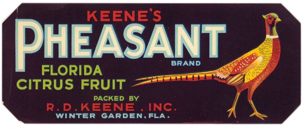 Fruit Crate Labels