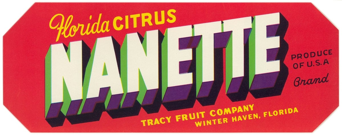 Fruit Crate Labels