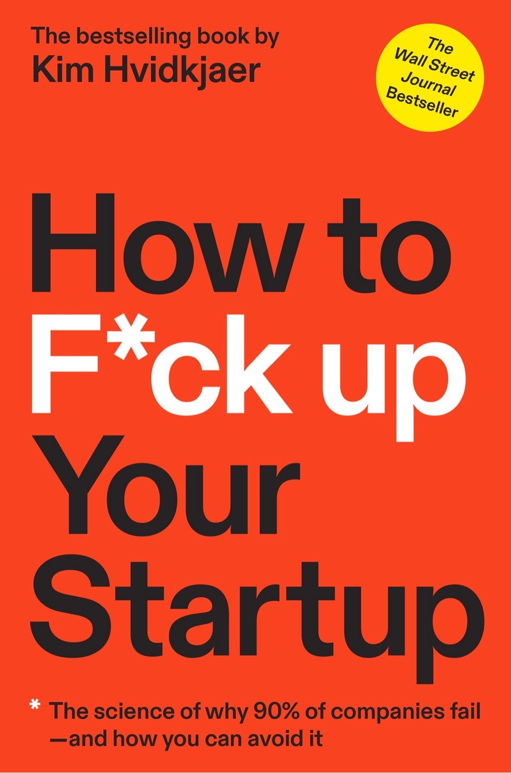 book cover with the word 'f*ck' in the title