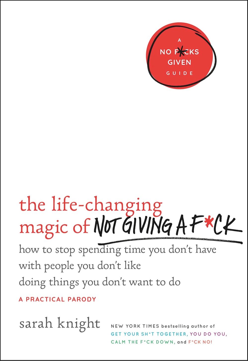 book cover with the word 'f*ck' in the title