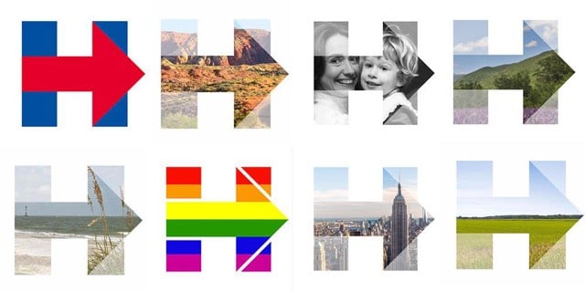 Hillary Logo Multiple