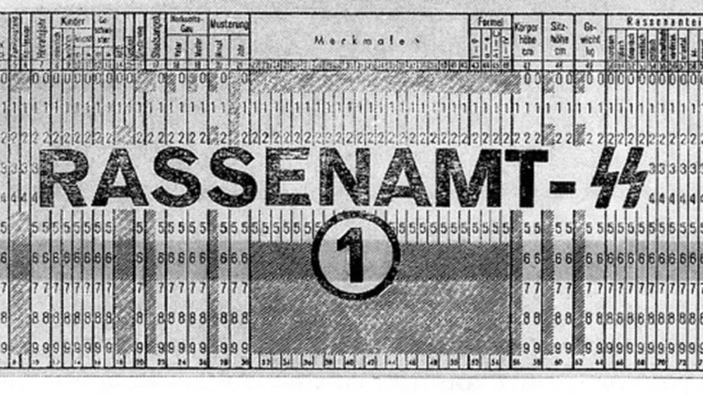 IBM Nazi Punchcard