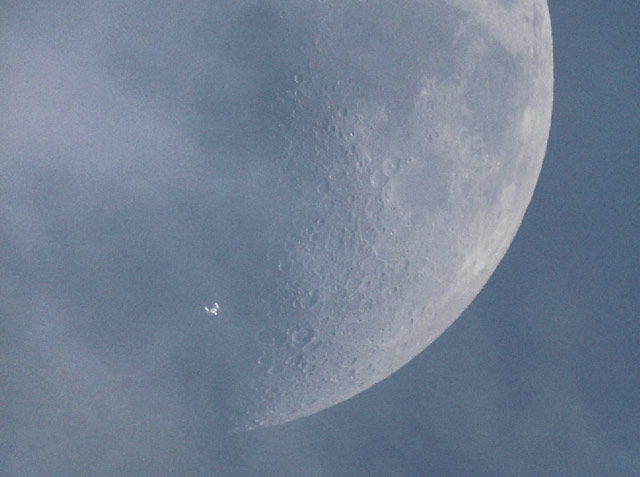 ISS Moon