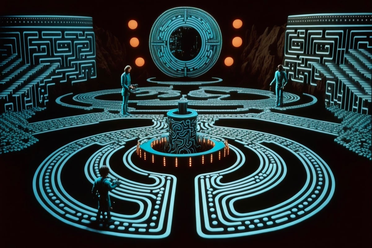 imagined film still from Jodorowsky's Tron