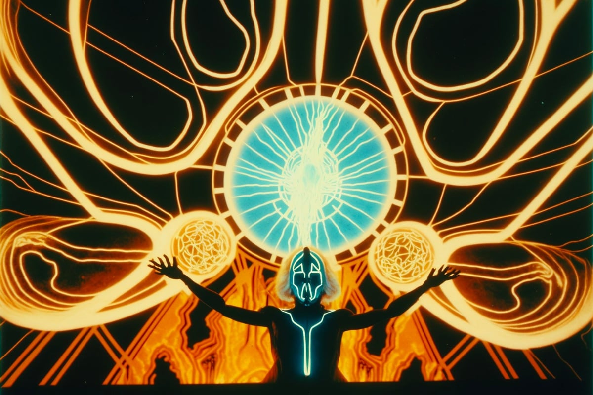 imagined film still from Jodorowsky's Tron