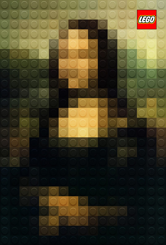 Lego Mona Lisa