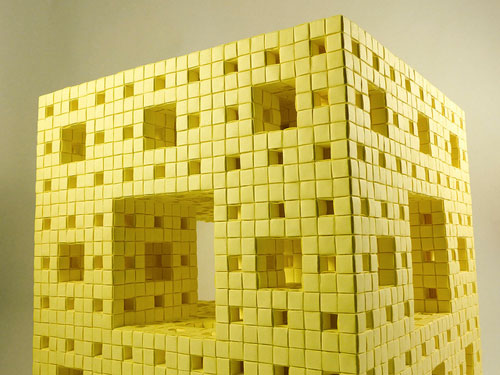 Menger sponge Post It