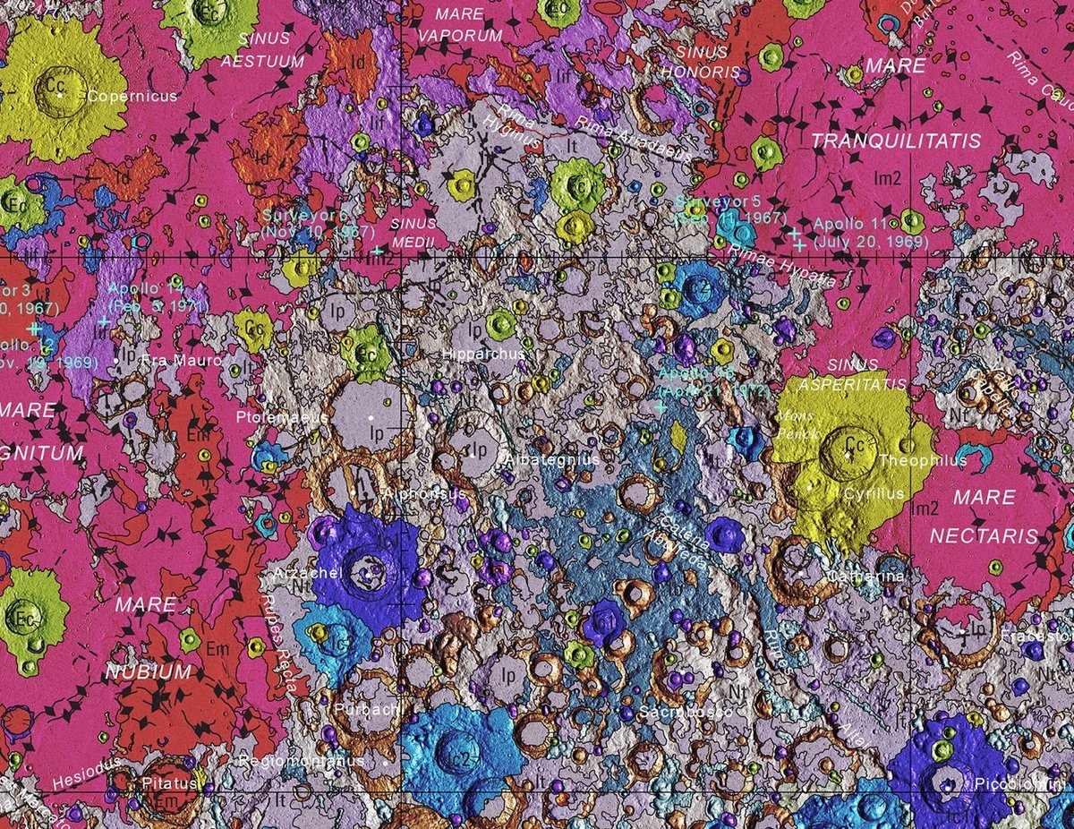 Moon Geological Map