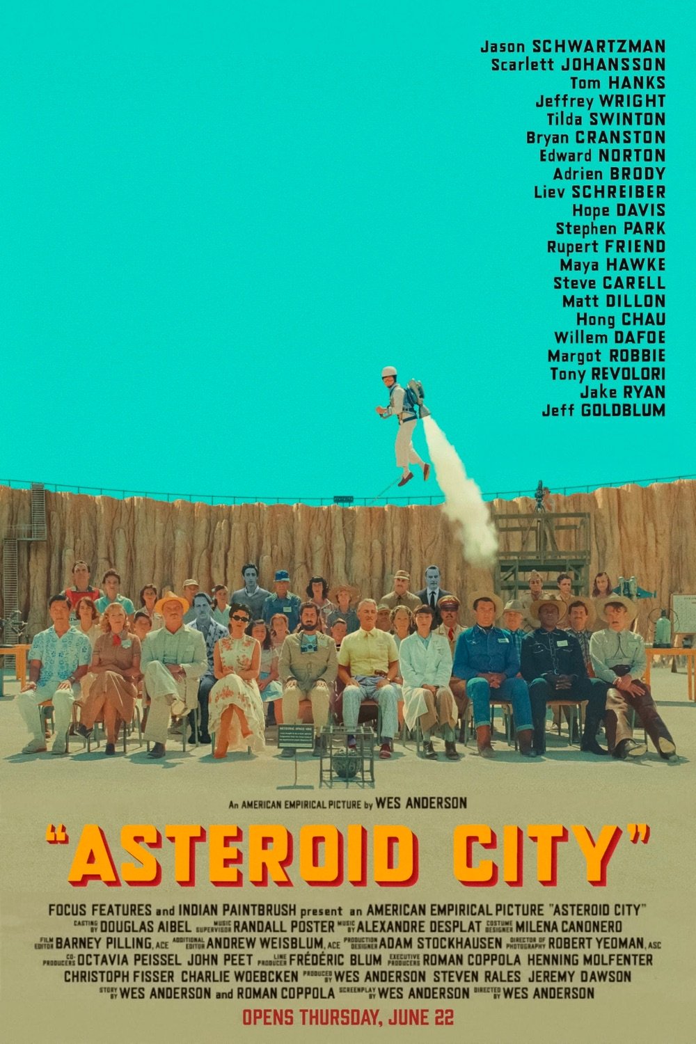 movie poster for Asteroid City