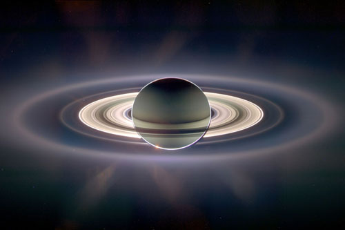 Saturn eclipse