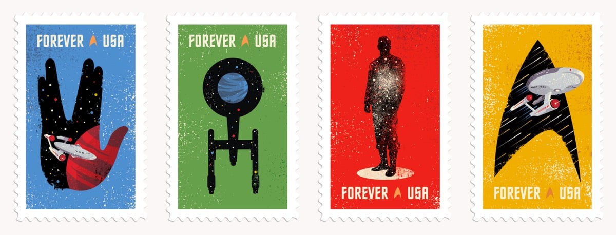 Star Trek Stamps