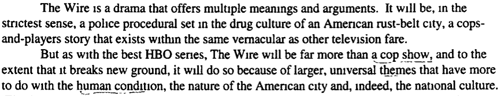 The Wire Bible