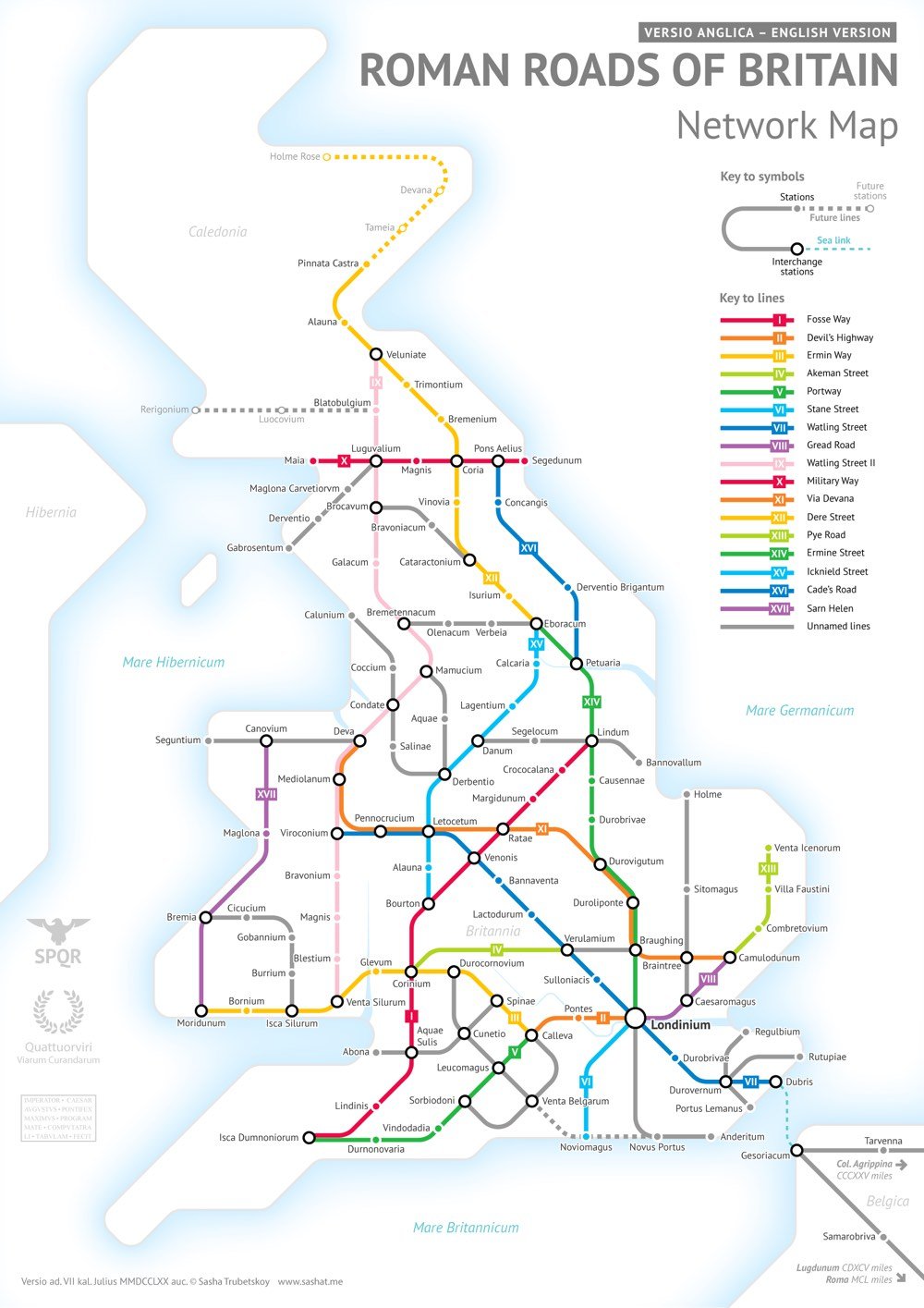 Trubetskoy Britain Map