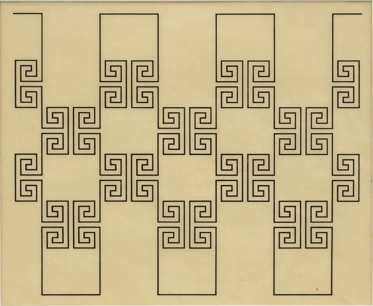 a maze drawn from a single line