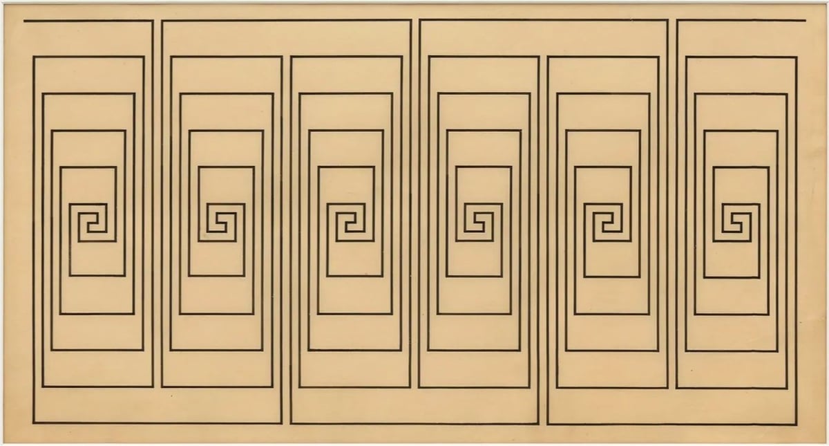 a maze drawn from a single line